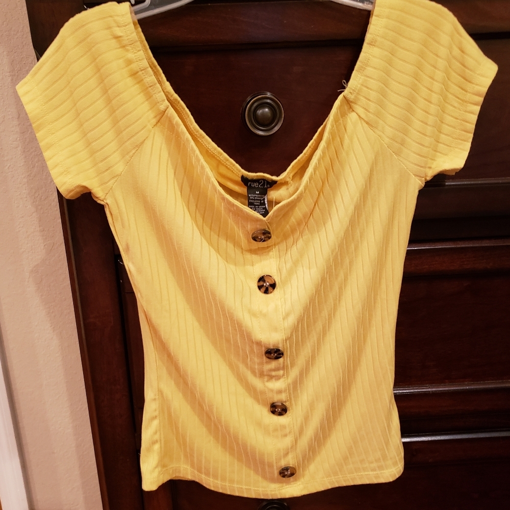 NWT CASUAL TOP FOREVER 21 SZ MED